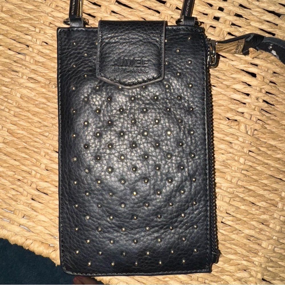 Aimee Kestenberg Studded Black Crossbody Bag - Picture 4 of 7
